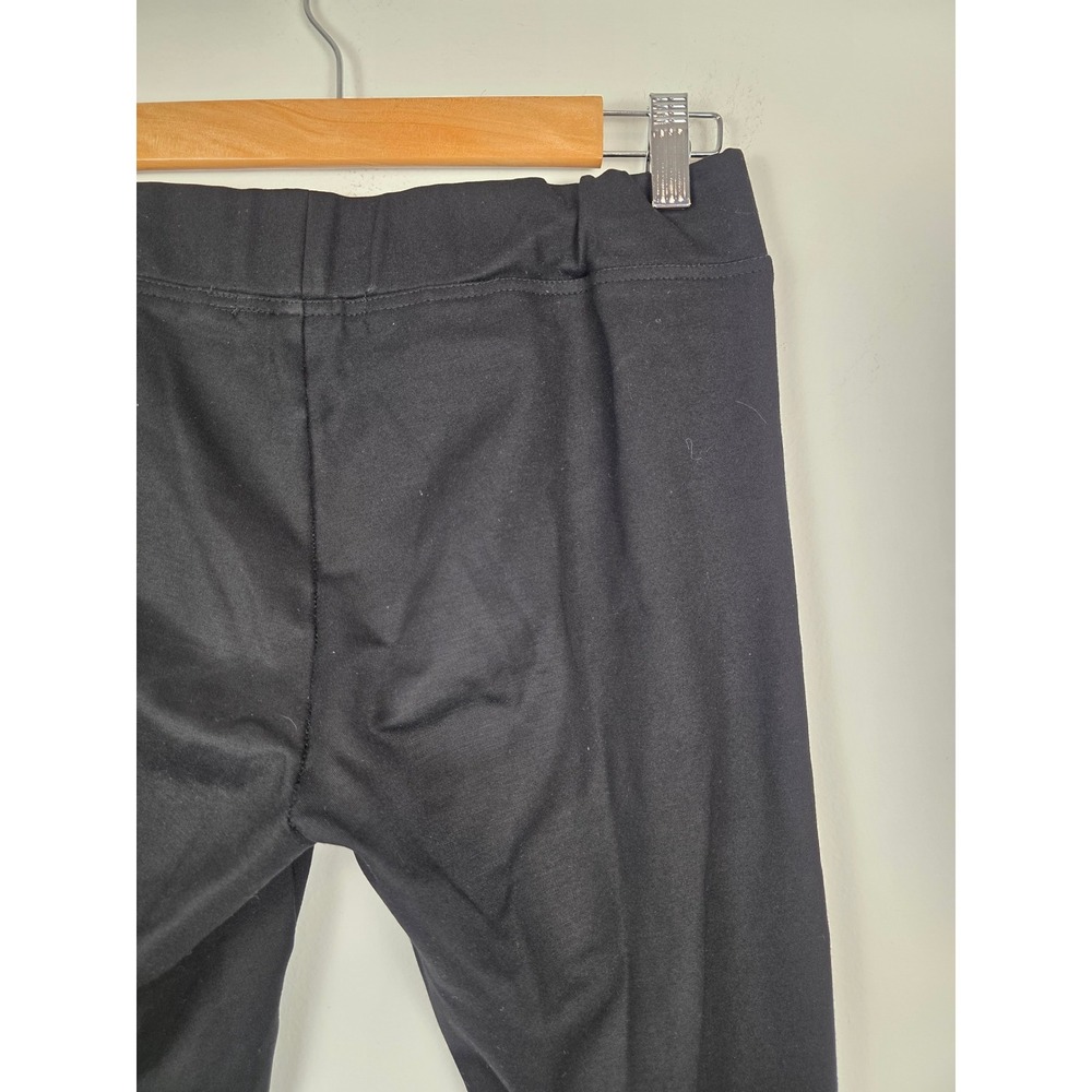 Pete & Greta Johnny Was Black Moto Leggings Pants S Faux Leather Knee Stretchy - Picture 4 of 8